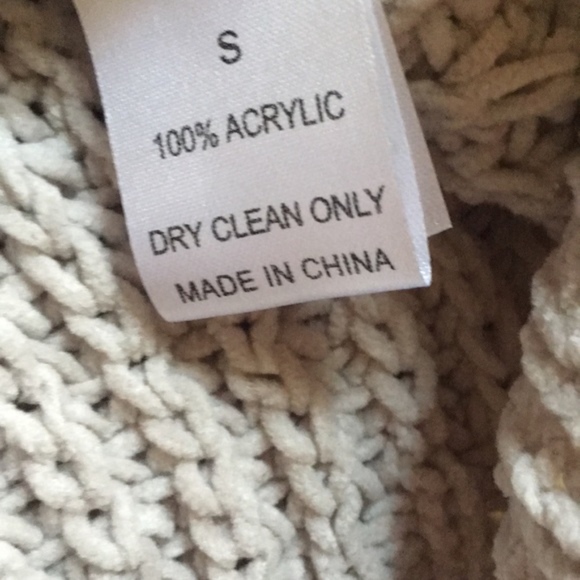 Oversized Light grey velvet cardigan - Picture 8 of 12